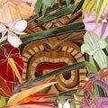 Tiki Magazine Cover Mosaic